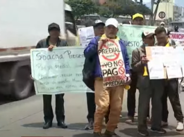 Manifestaciones contra aumento de avalúo catastral.