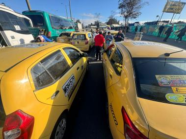 Paro de taxistas.