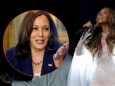 Beyoncé y Kamala Harris