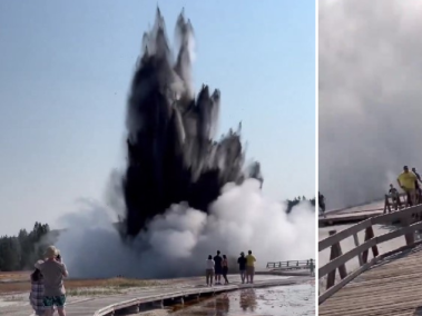 Volcán del Parque Nacional de Yellowstone.