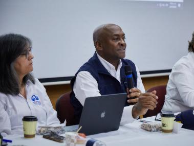 Defensor del Pueblo, Julio Luis Balanta Mina, en sesión de la Comisión Nacional Descentralizada y Ampliada del Ministerio Público, realizada en Popayán, Cauca.