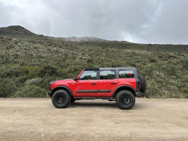 La nueva Ford Bronco en el páramo de Chingaza.