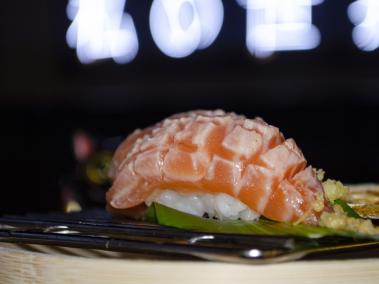 Plato del restaurante de comida asiática Kinjo.