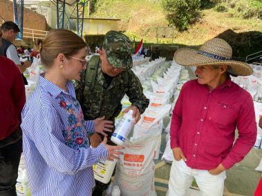 La viceministra de Defensa, Gómez