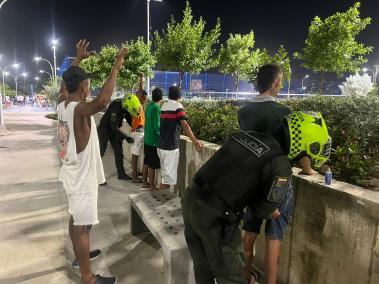 Policía Metropolitana de Barranquilla incrementó los operativos de requisa y control.