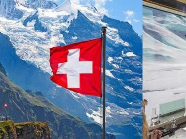 Los Alpes suizos son recomendados para deportes de invierno.
