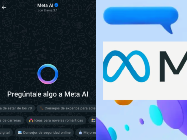 Ya está disponible para los usuarios de Meta el nuevo asistente de Inteligencia Artificial, llamado Meta AI.