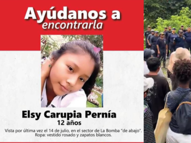 Elsy Carupia desaparecida en Dabeiba, Antioquia.