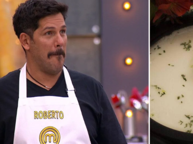 El actor se fue por un plato típico.