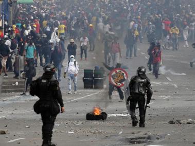 El paro nacional se vivió con violencia en el Valle del Cauca, en 2021.
