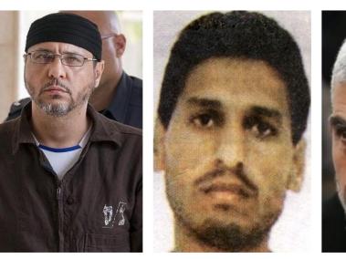 Abdullah Barghouti, Mohamed al Deif y Yahya Sinwar, algunos de los principales líderes de Hamás en la actualidad.