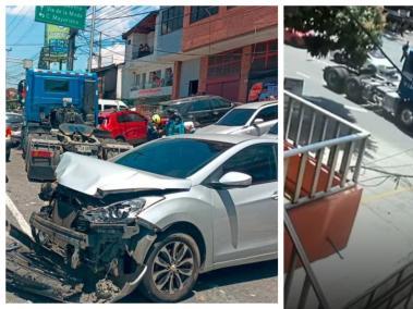 El accidente se presentó a las 11 de la mañana en la avenida Guayabal.