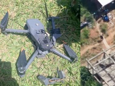 Drones con explosivos en Cauca.