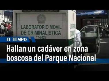 Fue hallado un cadáver en zona boscosa del Parque Nacional. El cuerpo fue abandonado y tendría signos de violencia. El CTI de la Fiscalía realizó el levantamiento e inició la investigación por el crimen.