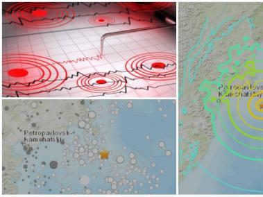 El USGS emitió alerta de tsunami.