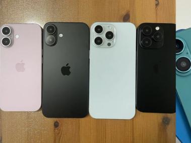 Los nuevos modelos del iPhone 16.