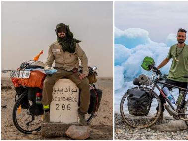 Fotógrafo que recorría Asia y África en bicicleta falleció tras ser sufrir grave accidente en Nigeria.