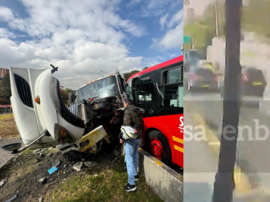 Accidente en Bogotá.