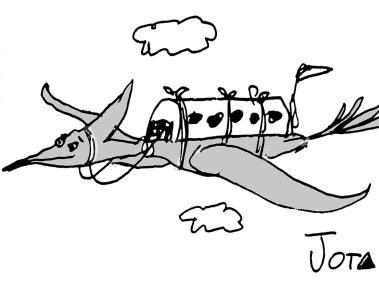 Petro airlines - Caricatura de Jota