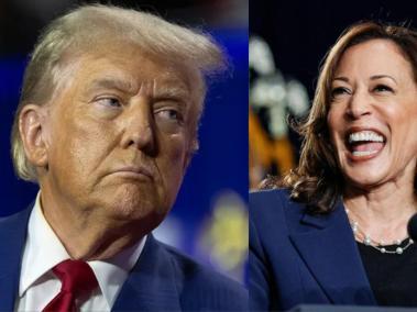 Donald Trump y Kamala Harris, de cara a las elecciones presidenciales en noviembre