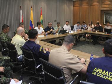 Consejo de seguridad que se cumplió este jueves en Barranquilla.