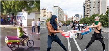 Protestas en Venezuela.