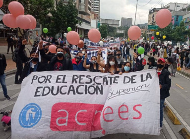 Estudiantes en Bogotá - 28 de abril