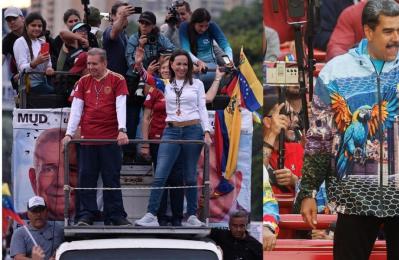 Inicio de campaña electoral en Venezuela.