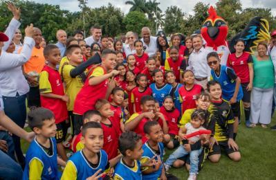 Apertura del parque contó con las principales autoridades deportivas