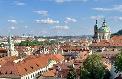 Vista panorámica de Praga.