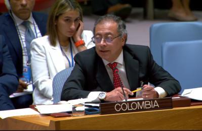 Presidente Petro habló frente al Consejo de Seguridad de la ONU.