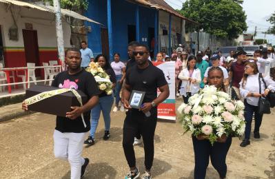 Entrega digna de los restos de Javier Enrique Mercado Berrío en San Onofre, Sucre