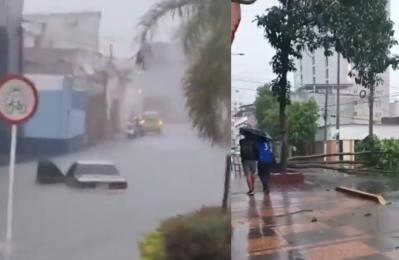 Lluvias en Santander