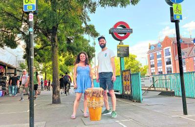 Valeria Pacific (izquierda) y Esteban Cárdenas son los creadores del Bullerengue Circle,