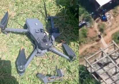 Drones con explosivos en Cauca.