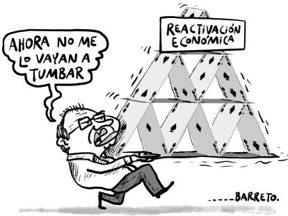 Presentando el plan - Caricatura de Beto Barreto