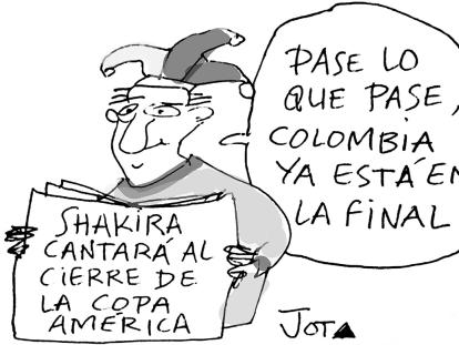 Sí, sí, Colombia - Caricatura de Jota