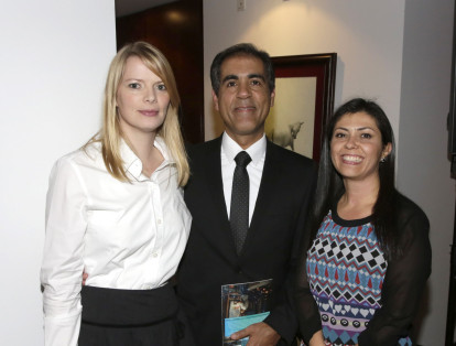 Jeannette Scheffler, Iván Laverde y Eliana Rivera.