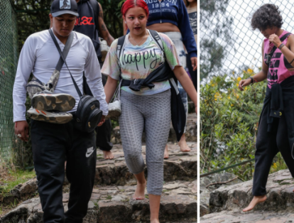 Con alegría y gratitud, los bogotanos enaltecen sus creencias religiosas en Monserrate.