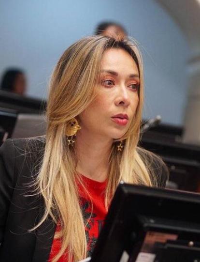 Katherine Miranda lanzó duros cuestionamientos al ministro Guillermo Jaramillo.