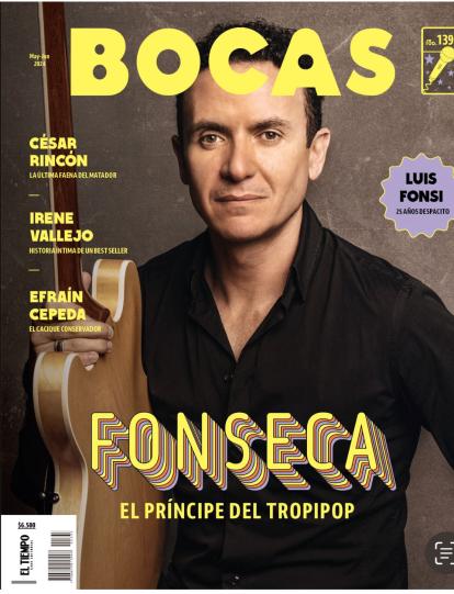 La entrevista de César Rincón está en la nueva edición de Revista BOCAS que, una vez más, tiene dos portadas: Fonseca y Fonsi.