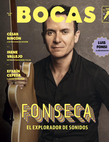 Fonseca es la portada de la nueva edición de revista Bocas.