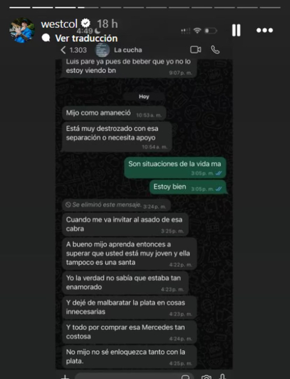 Captura de pantalla que circula en redes sociales.