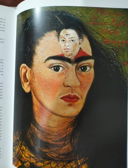 Obra de Frida Kahlo, 'Diego y yo', una de las más caras del arte latinoamericano.