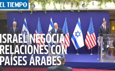 Noticias de último momento: Israel mantiene negociaciones secretas con líderes árabes y musulmanes respecto a la normalización de sus relaciones, sostuvo el domingo el primer ministro Benjamin Netanyahu en vísperas del "primer vuelo comercial directo" entre el Estado hebreo y Emiratos Árabes Unidos, tras su reciente acuerdo.