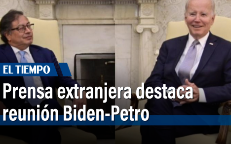 La AFP reportó que el presidente estadounidense Joe Biden aseguró que "Colombia es una piedra angular" en América Latina, durante una reunión en la Casa Blanca, con la crisis política en Venezuela en el punto de mira