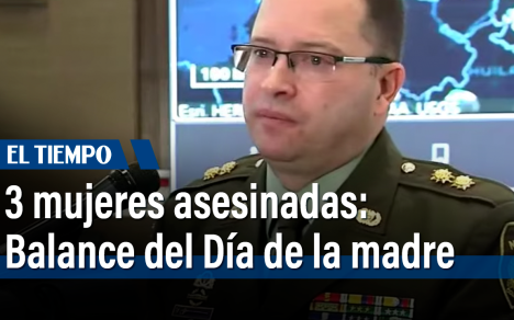 Tres asesinatos de mujeres enlutaron el fin de semana del día de la madre. En Bogotá, el asesinato de Erika Aponte en Unicentro, el de otra mujer embarazada en cercanías de la cárcel La Picota, momentos después de una visita conyugal y uno más en una celda de la cárcel de Cómbita. La Policía entrega el balance de la jornada.