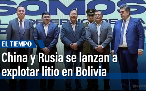 China y Rusia invertirán 1.435 millones de dólares en la explotación de litio en Bolivia, uno de los países con las mayores reservas de este mineral que es clave en la transición hacia energías limpias, anunció este viertes el gobierno boliviano.