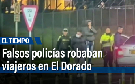 La pareja de ladrones intimidaba a las víctimas, los robaban y huían en carros con placas falsas.