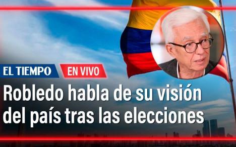 Jorge Enrique Robledo habla de su visión del país tras las elecciones